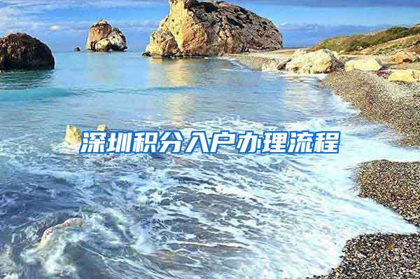 深圳积分入户办理流程