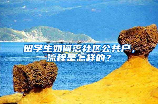 留学生如何落社区公共户，流程是怎样的？