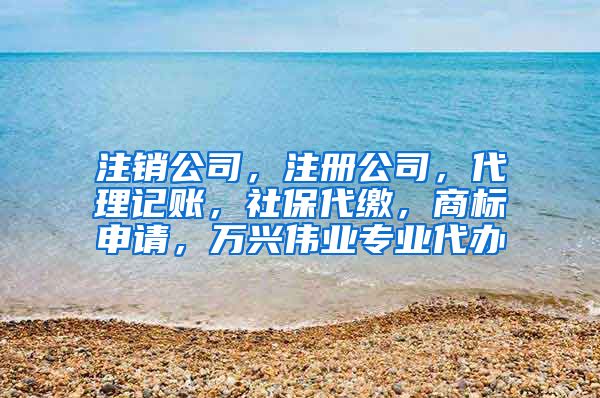注销公司，注册公司，代理记账，社保代缴，商标申请，万兴伟业专业代办